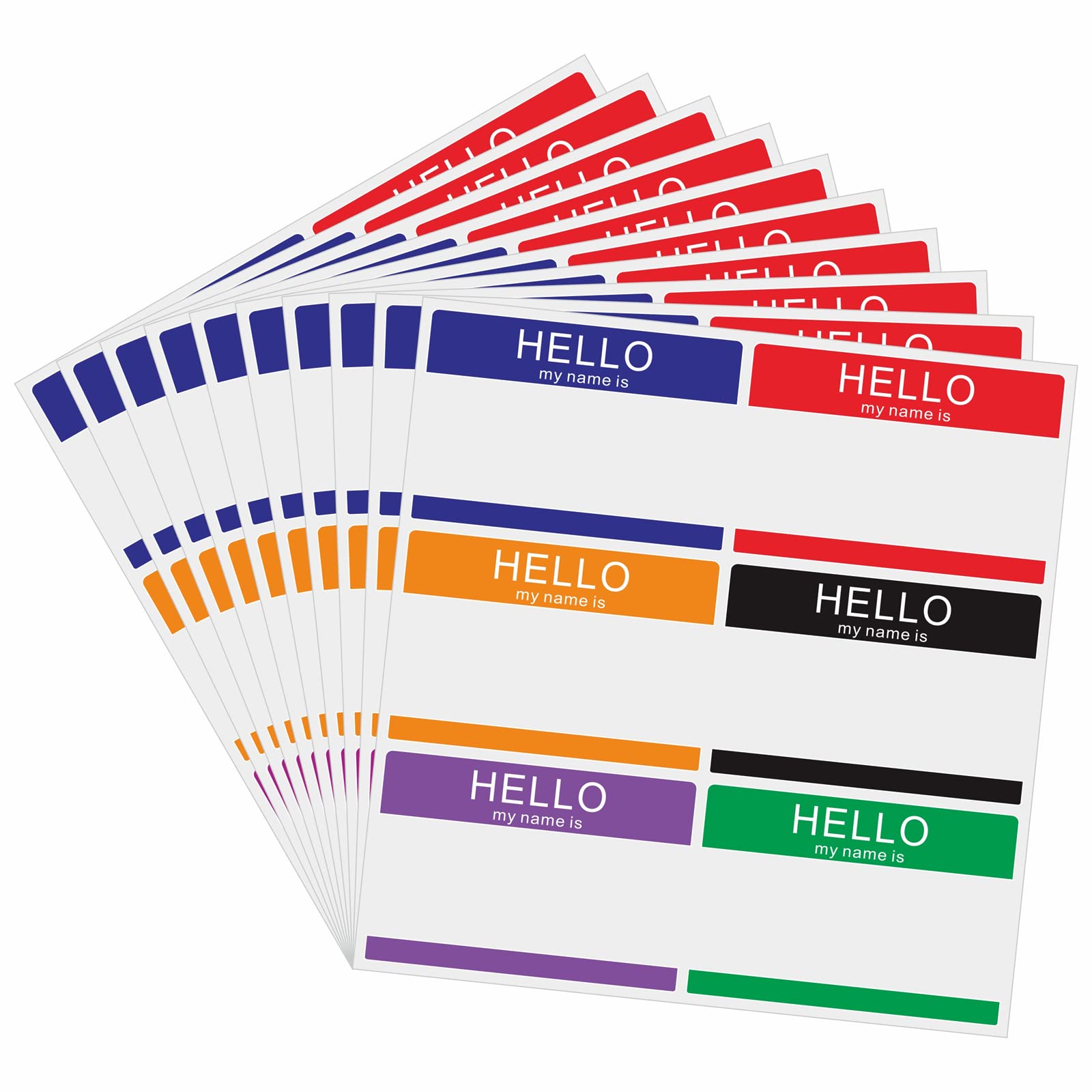 Name Tag Aleplay Hello My Name Is Stickers For Themed Party School Name  Labels For Kids